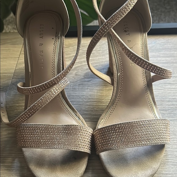 Kelly & Katie Tan Strappy Women's Heels - Picture 2 of 6